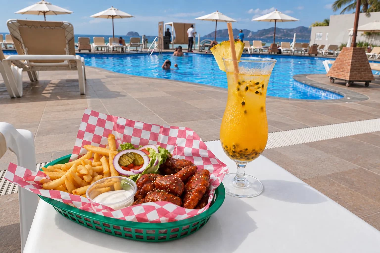 Pool snack bar