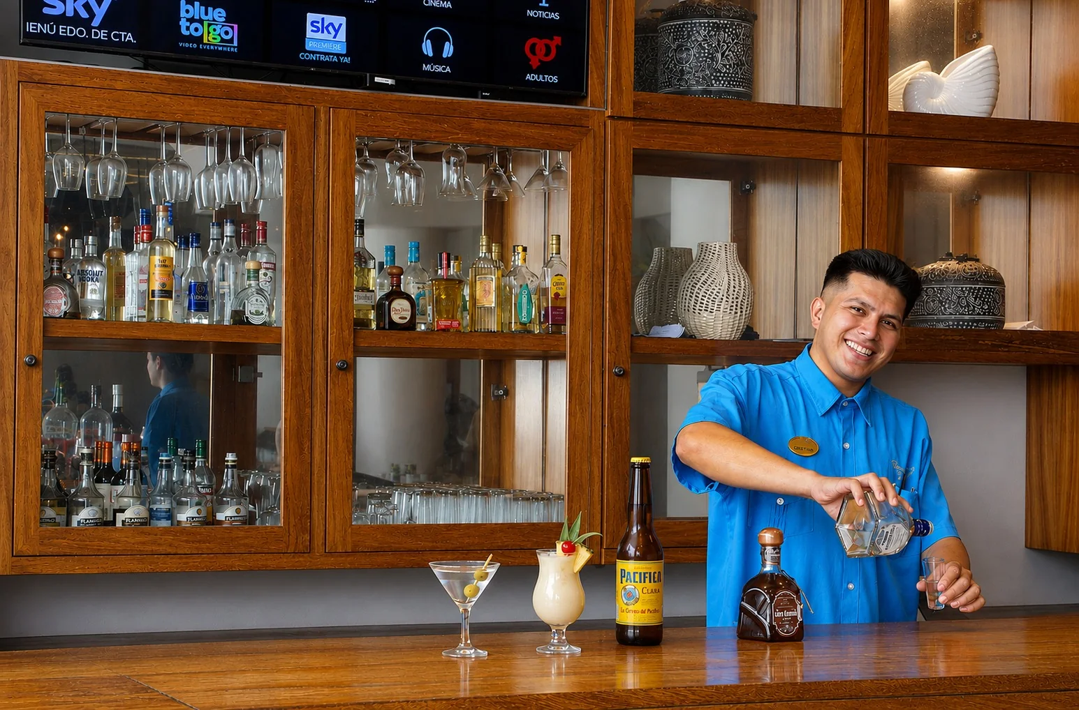 Bar El Cenote en Royal Villas Resort